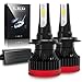 Price comparison product image CO LIGHT H7 LED Headlight Bulb 16000LM 60W 6000K Cool White 400% Bright CANBus Ready All-in-One Car Headlight Conversion Kit for Car Head Lamps 1:1 Design Replacement Lights Kit, Pack of 2