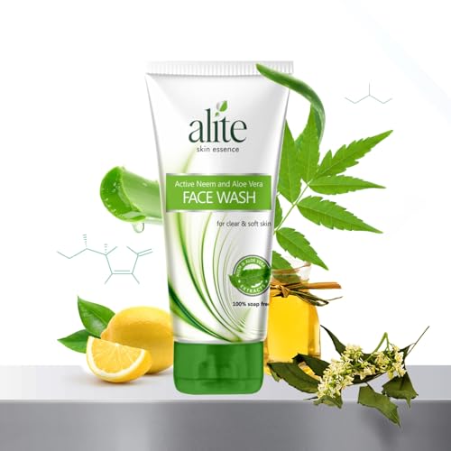 Image of Alite Neem & Aloe Vera Face Wash | Purify, Hydrate & Defend Against Acne | Gentle, Effective & Dermatologically Tested 70g