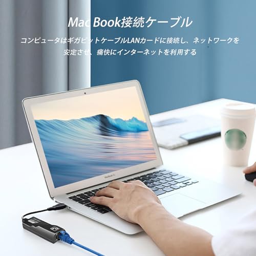 Akkerds USB LAN 有線LANアダプタ Switch 有線LAN USB 3.0 to RJ45 ギガビットイーサネット の商品画像 3