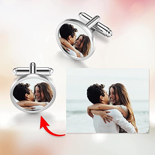 Gemelos Personalizados con Foto para Hombre 2 Pares miniatura 6