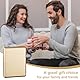 Kytpyi Zigarettenetui, Zigarettenbox, Schlicht Zigarettenetui Metall mit Feuerzeug Schlitz für 16~20 Zigarette, Leicht Elegant Tragbar Zigarettenschachtel für Mann Damen für Geschenk (Gold)