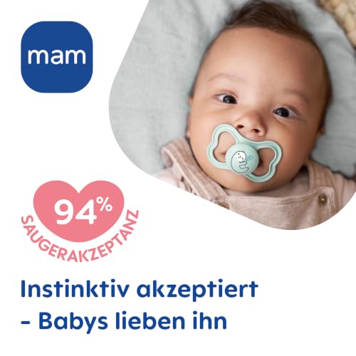 MAM Air Schnuller, 6-16 Monate, Blume/Katze, 2 Stück – Ansicht 4