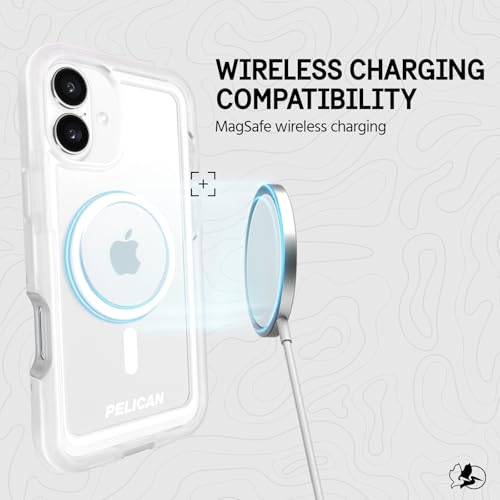 Pelican Voyager iPhone 16 Plus Case - Rugged MagSafe Phone Case - Clear - image 7