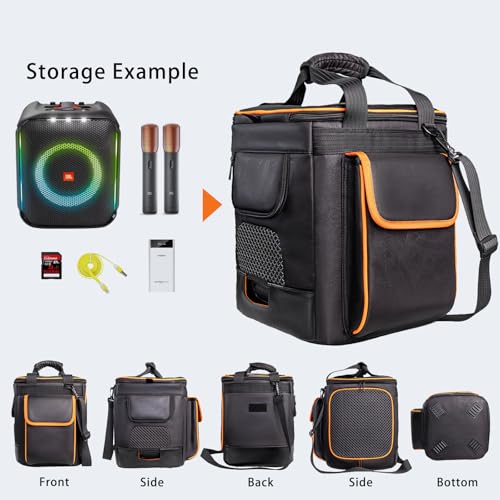 Jeachan Speaker Tote Bag Compatible with JBL Party Box Encore Essential, Portable Speaker Carry Case - Thumbnail 3