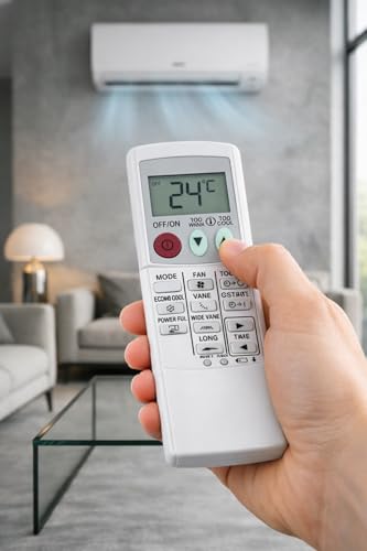 Image of Compatible with Mitsubishi Electric AC Remote KD06ES Model 56A Suitable for Split, Cassette and Window Air Conditioner INFINITETECH-AI