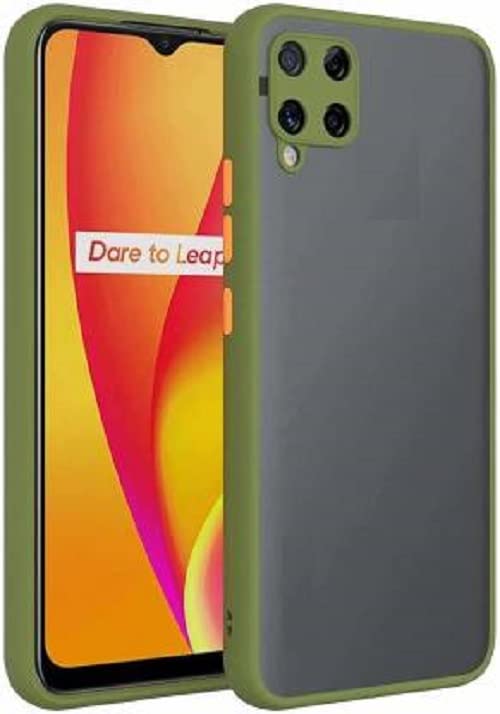 Vkmei Back Cover for Samsung Galaxy A12 (Green)