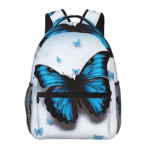 Sac à dos de voyage papillon bleu pour vos week-ends et escapades citadines en toute liberté