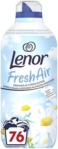 Lenor Fresh Air Płyn do płukania tkanin 76 prania, 1.064L, Sensit...
