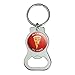 GRAPHICS & MORE in Crust We Trust Pizza Funny Humor Keychain with Bottle Cap Opener