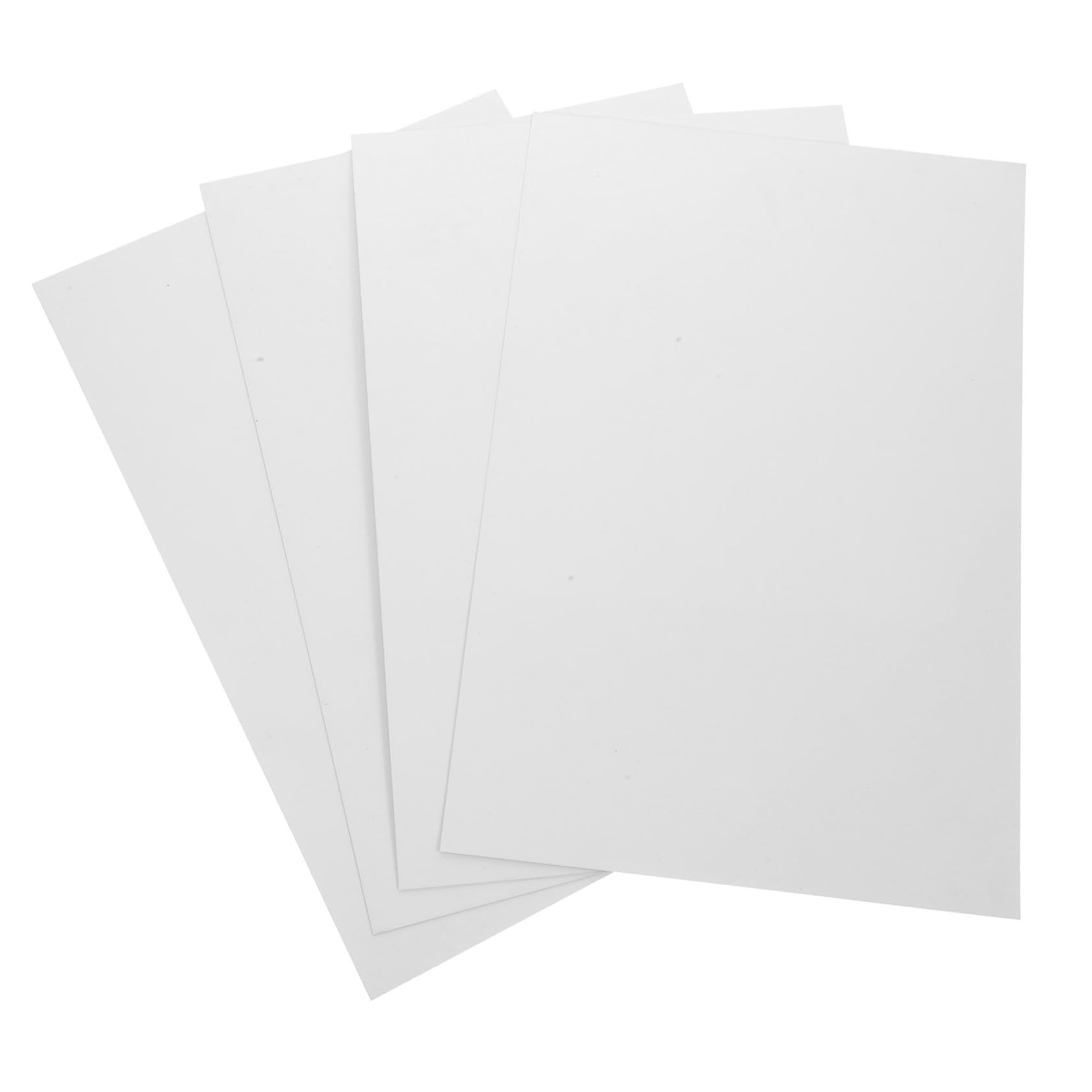 SOLUSTRE 4Pcs Sublimation Blank Aluminum Metal Sheets Thick Pure Transfer Advertising Signs for Projects and Custom Designs