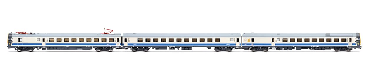 Electrotren RENFE 444 Blue/White 3 Car EMU V HO Gauge HE2022