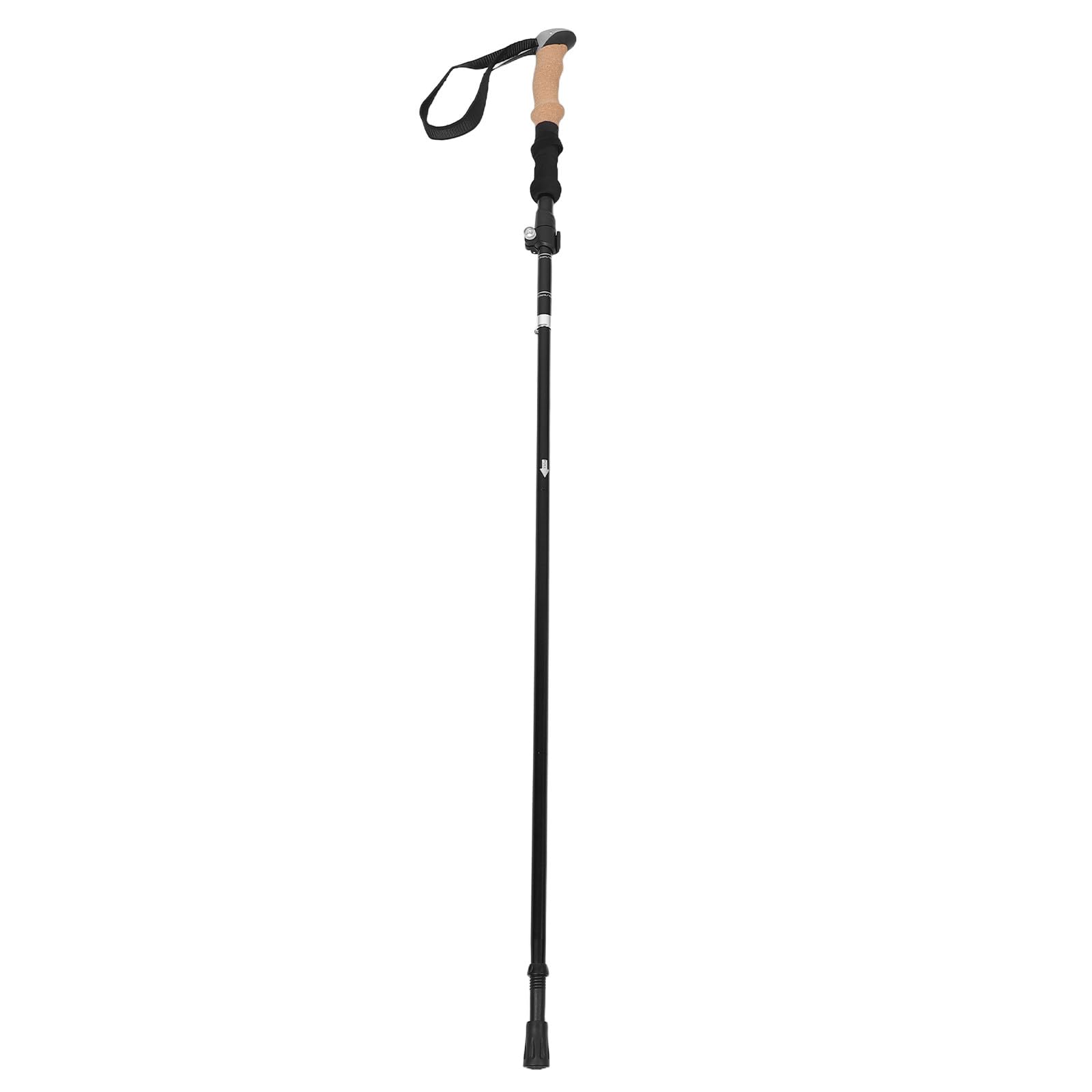 Bastón Plegable para Personas Mayores: Bastón de Trekking Ultraligero con empuñadura de EVA - Plegable para Senderismo, montañismo, Caza y Viajes, 125 cm/49 Pulgadas