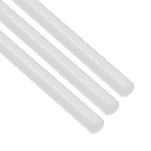 Miniatura 1 de Bettomshin Varillas de polioximetileno POM de 3.3 ft3.28 pies de longitud de 0.276 in0.28 pulgadas de diámetro externo redondo de plástico de