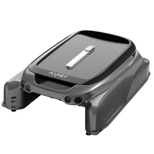 41XVXJ427nL AIPER Surfer S1 Pool Roboter Akku,Poolskimmer Solarbetriebener, Wasseroberflächenreinigung, 12 Stunden Akkulaufzeit, Smart App, Wassertemperatur, Ideal für alle Pooltypen