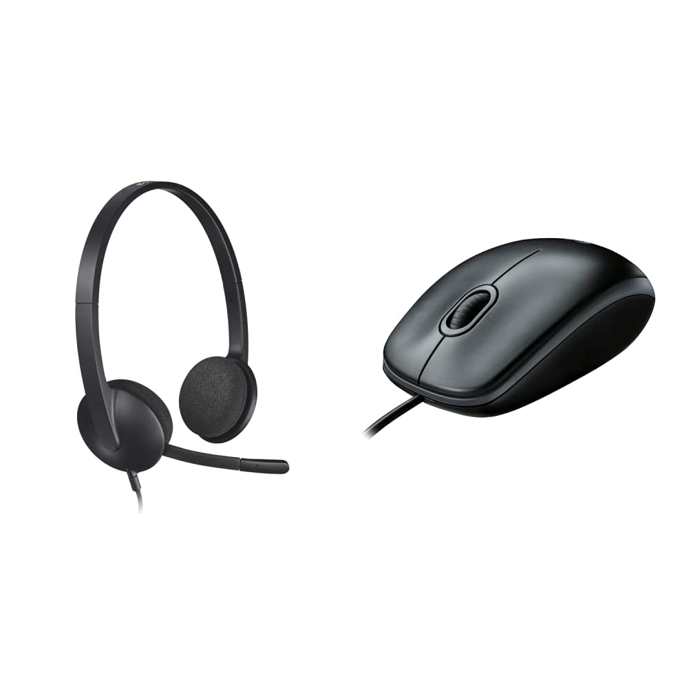 Logitech H340 Stereo Wired Over Ear Headphones with Mic with Noise-Cancelling, USB, Pc/Mac/Laptop - (B0BBQC3F8B) Amazon Price History, Amazon Price Tracker