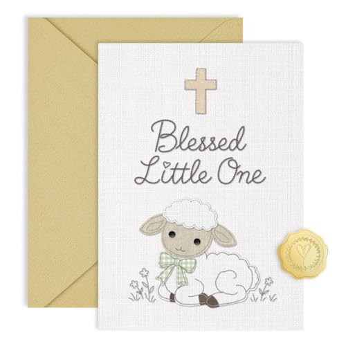 Carte baptême CRTURUNIQ bébé garçon fille