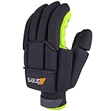 Grays Proflex 1000 Hockey-Handschuh, Schwarz/Neongelb (2020/21), Large Left Hand
