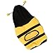 BCOATH Warm Coat Sleeveless and Apparel Clothes for Costume Hoodie Clothing Bumblebee Holiday Cosplay Prop Festival Outfits Hat Small Puppy Cute Animal Lovely Theme Shaped Warm Party