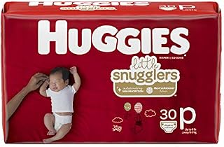 Huggies Little Snugglers, Baby Diapers, Size Preemie, 30 Ct