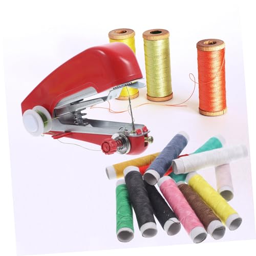 Operitacx 1 Set mini naaimachine handheld kleine naaimachine handmatige naaimachine kinderen naaimachine naaldenmachine handnaaimachine mini-naaimachine handige steeknaaimachine zak- - Image 8