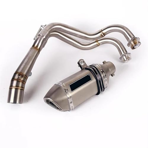 Silencieux tube moyen pour Yamaha MT-07 résolvant les pertes de compression d'échappement