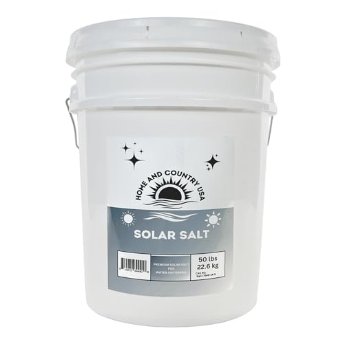 Comparison: Best Solar Salt For Water Softener 11 Home and Country USA Solar Salt - High Purity Crystals for Water Soften 50 lb Pail
