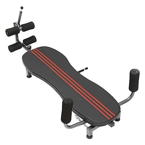 OLKKEFT Back Stretch Decompression Bench, Adjustable Back Stretching Machine, Large Load-Bearing Inversion Table, Multi-Functional Stretching Table for HOM, Gym