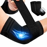 CAMBIVO Ellenbogen Bandagen für Herren & Damen, Tennisarm Bandage 2er Pack