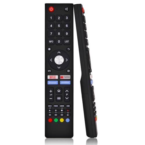 Ersatz ChiQ OK Fernbedienung, Changhong ChiQ OK Saba Fernbedienung für Smart TV, kompatibel mit SA40S67A9 L40H7A U58H7A U65H7S, enthält 4 beliebte Schnelltasten