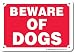 My Sign Center Beware of Dogs Warning Sign - Avoid Dog Bites - 7"x10" - .040 Rust Free Heavy Duty Aluminum - Made in USA - UV Protected and Weatherproof - A81-275AL