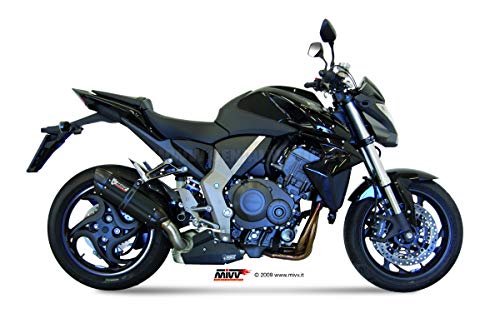 Completamente omologato Mivv H.041.L9 HONDA CB 1000 R 2008 / 2016 SLIP-ON SUONO STEEL BLACK