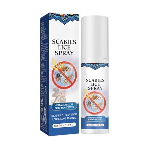 ¡Adiós a las pesadillas con picazón! Spray calmante contra piojos para un sueño reparador | Extractos herbales que reducen el enrojecimiento y la hinchazón