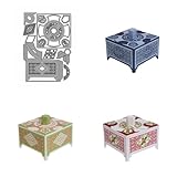 ღ【Lustig】-- Perfekte DIY, Werkzeug, machen Sie Ihre eigenen exquisiten geprägten Handarbeiten, genießen Sie den Spaß und die Erfüllung von Bastelarbeiten, es kann für Grußkarten, Einladungen, Sammelalben, Fotoalben usw. verwendet werden.