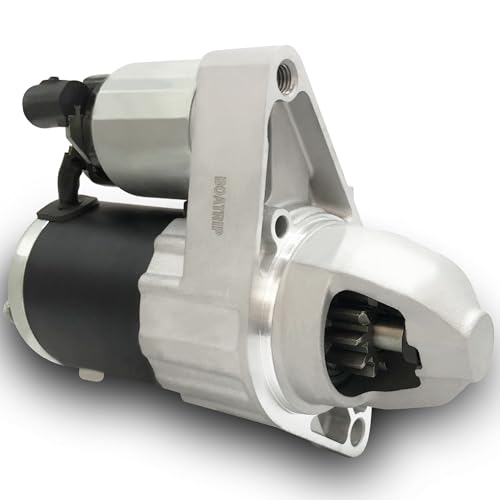 Image of 19145 New Starter Motor Replacement for Chrysler 200 15-17,Jeep Cherokee 14-19, Renegade 15-21,Fiat 500X 16-18, Ram ProMaster City 15-20,12V 1.4KW 10 Teeth Clockwise, OE# 410-48301 19145
