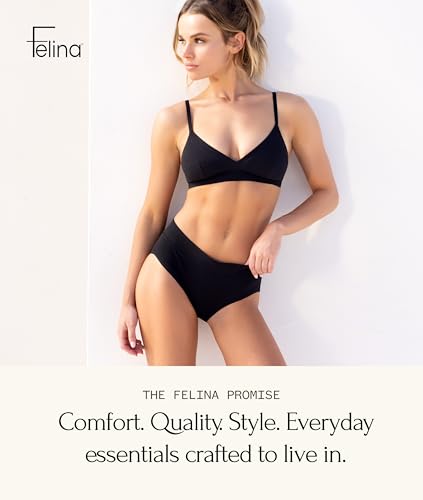 Image of Felina Pima Cotton Hipster - Seamless Cotton Underwear for Women - Soft and Breathable Womens Underwear