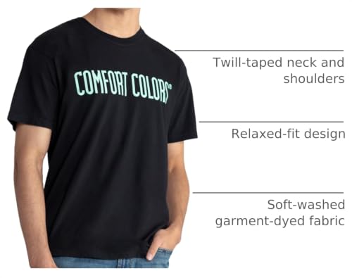 Image of Comfort Colors Adult Heavyweight Short Sleeve Tee, Style G1717 /G1745, Multipack