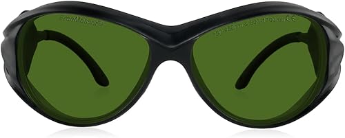 Miniatura 9 de FreeMascot Gafas de seguridad láser profesionales OD 6+ 190nm-450nm/800nm-1700nm de longitud de onda