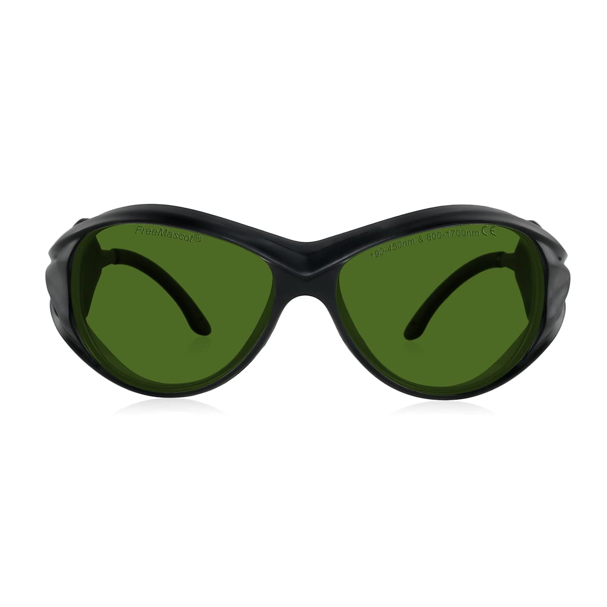 Profesjonalne okulary ochronne OD 6+ 190 nm-450 nm/800 nm - 1700 nm Profesjonalne okulary ochronne do lasera 405nm, 450nm, 808nm 980nm, 1064nm, 1080nm, laser 1100nm (rama 2)