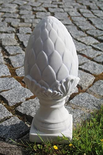 Werner Voss Pinienzapfen aus Keramik, weiß gewischt, H ca. 33 cm, Zapfen Pinie Werner Voss Pinienzapfen aus Keramik, weiß gewischt, H ca. 33 cm, Zapfen Pinie