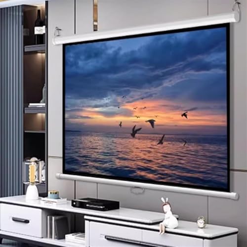 Pantalla de proyector manual 4:3, 60" a 100"