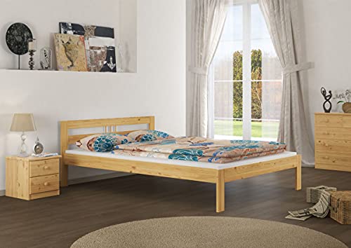 Erst-Holz Letto Matrimoniale Classico in Pino
