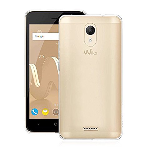 König Design Handyhülle kompatibel mit Wiko Jerry 2 Silikon Hülle Hülle Sturzsichere Back-Cover Handyhülle - Transparent
