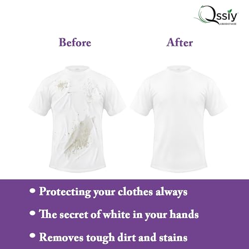 Image of Qssiy Liquid Laundry Detergent Can, Lavender, Concentrated Stain Remover for Hand & Machine Wash