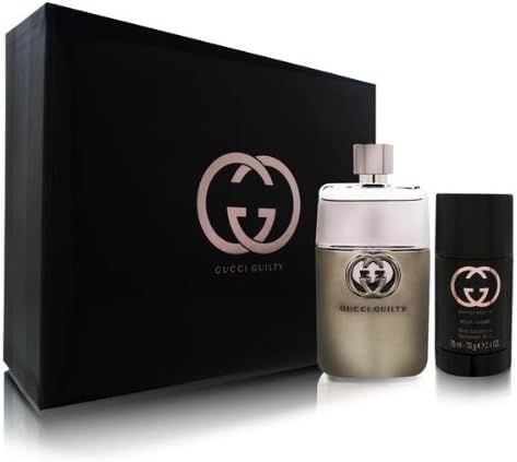Guilty Pour Homme Cologne Gift Set for Men 3 oz Eau De Toilette Spray