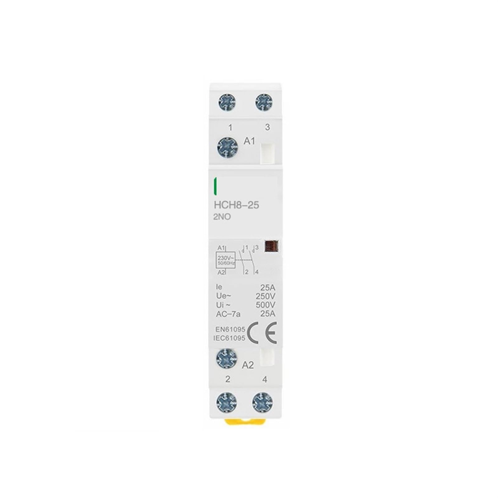 HCH8-25 48 szt. modułowy stycznik, kontroler 2P 2NO 220 V, automatyczny stycznik do gospodarstwa domowego, typ DIN (2P 25A 2NO 110V)