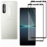 【2+2枚入り】対応 Sony Xperia 5 IV SO-54C 用のスクリーン保護ガラスフィルム 2枚 + 2枚 FOR SOG09/SO-54C 用のカメラ 強化ガラス FOR Sony Xperia 5 IV SOG09 用のガラスフィルム 液晶保護フィルム 全面保護 耐衝撃 極薄 気泡ゼロ 指紋防止 【簡単貼り付け】 PCduoduo