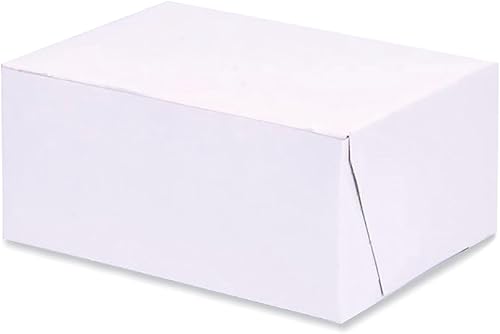 Southern Champion Tray Cajas de panadería blancas estándar 6X4-1/2X2-3/4, 250 unidades