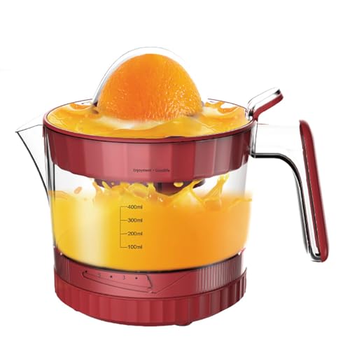 Compact Electric Citrus Juicer - BPA-Free Easy Clean Juicer with Pour Spout for Oranges, Lemons, Limes, and Grapefruit