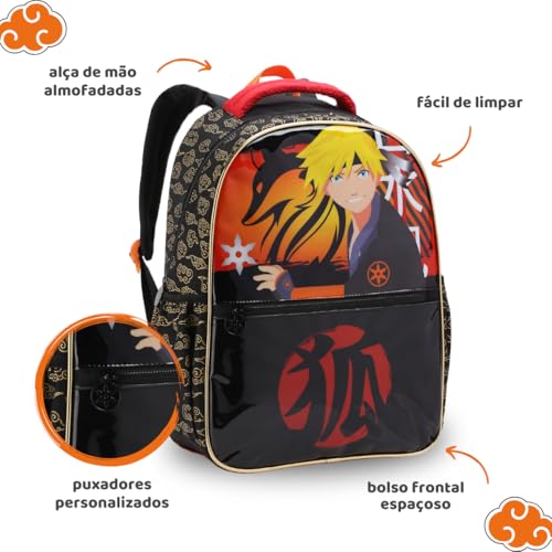 Mochila Costas Grande Escolar Menino 16 Polegadas Personagens Dark Spider Homem Aranha, Ninja, Gamec