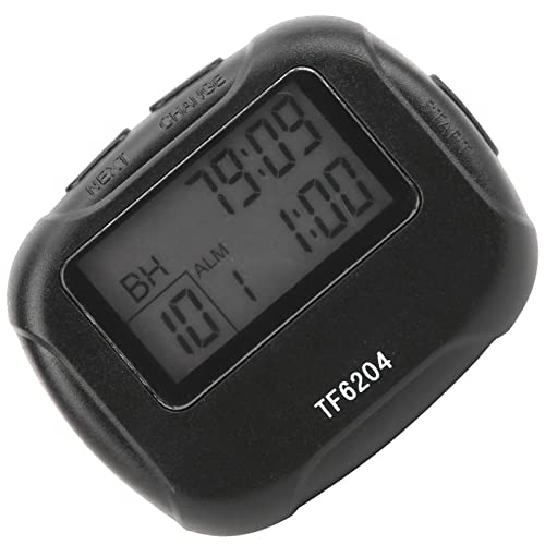 Yechiry LCD Digital Large Display Alarm Interval Timer, with Countdown Section and 99 Cycles, Light in Weight, Easy to Use for Yoga, Boxing, Weightlifting, Running, Aerobics